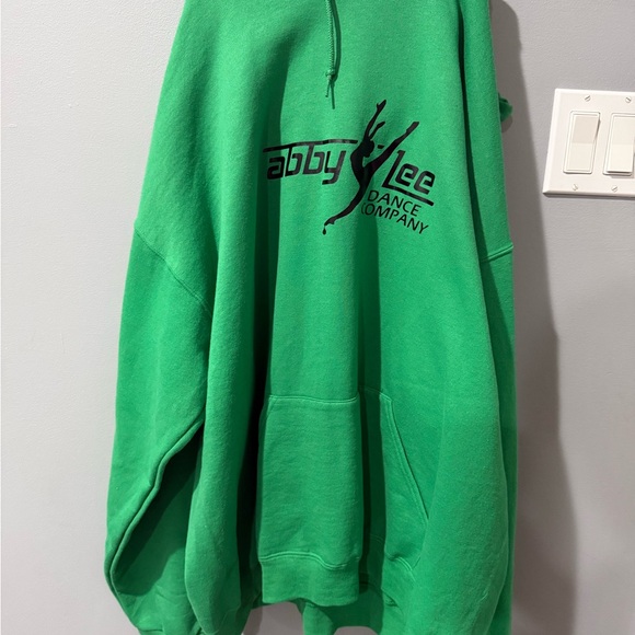 Abby Lee Dance Company  Jerzees Green Women's Sweater - Picture 3 of 5